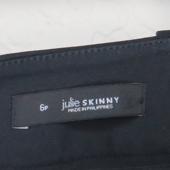 LOFT* Women's 1.5" Belt Loop Hidden Closure Julie Skinny Pants~ Size 6P - Picture 4 of 11